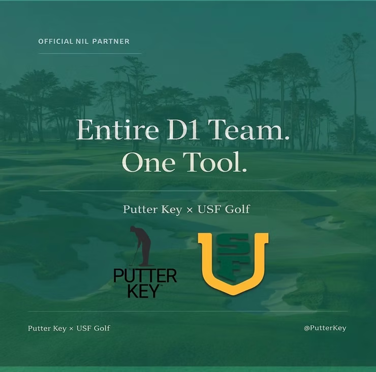 Putter Key Launches Landmark NIL Partnership with USF Golf