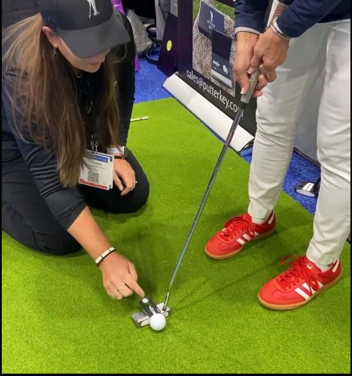 Putter Key COO Sara Sanders LPGA shows how to use the tool