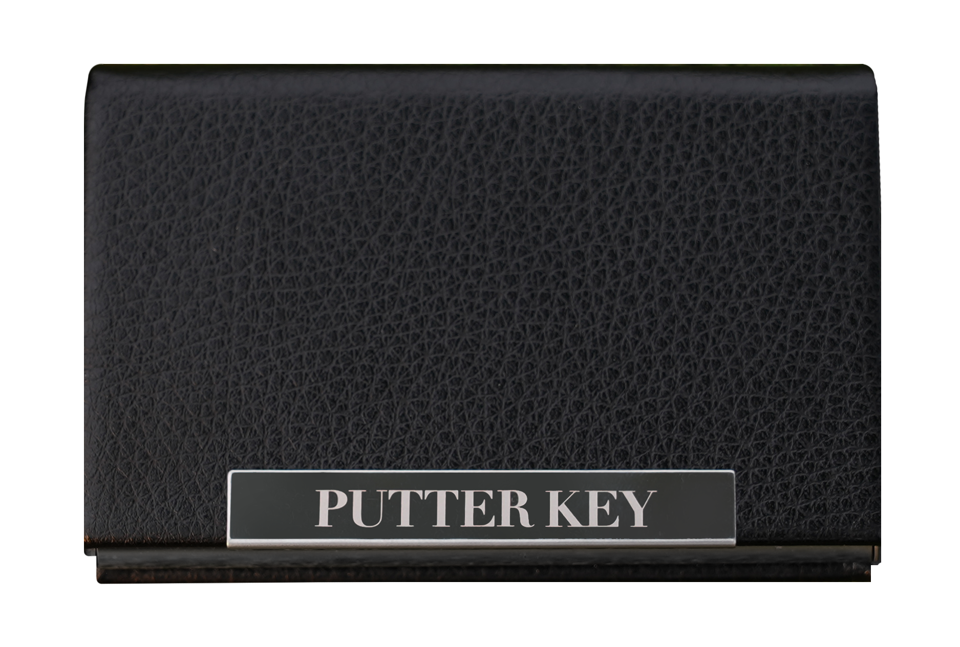 Putter Key putting aid case in black
