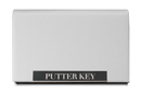 Putter Key putting aid case in white
