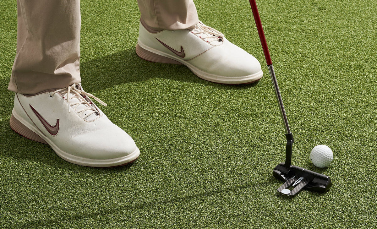 Putter Key showing correct center-face ball placement